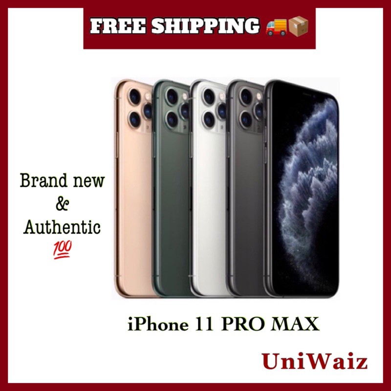 Iphone 11 Pro Max 64gb 256gb 512gb Brandnew Original Iphone 11 Pro Max 6 5 Shopee Philippines