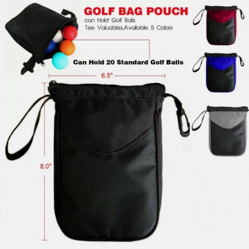 Golf Ball Bag Golf Tee Pouch Shopee Philippines