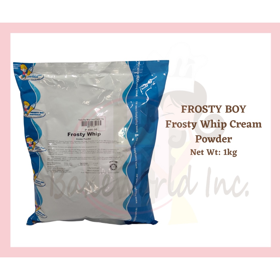 FROSTY BOY Frosty Whip Cream Powder 1kg Shopee Philippines