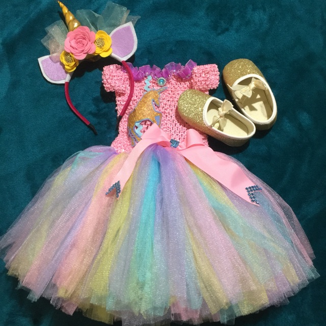 unicorn dress shopee