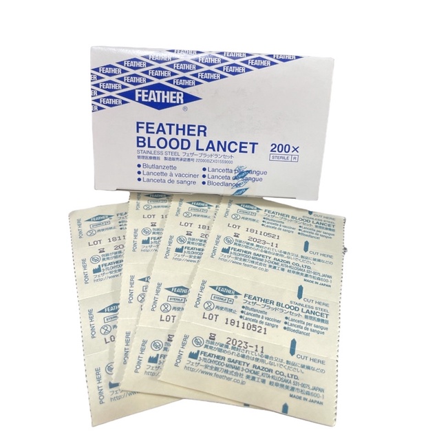 feather blood lancet per pc | Shopee Philippines