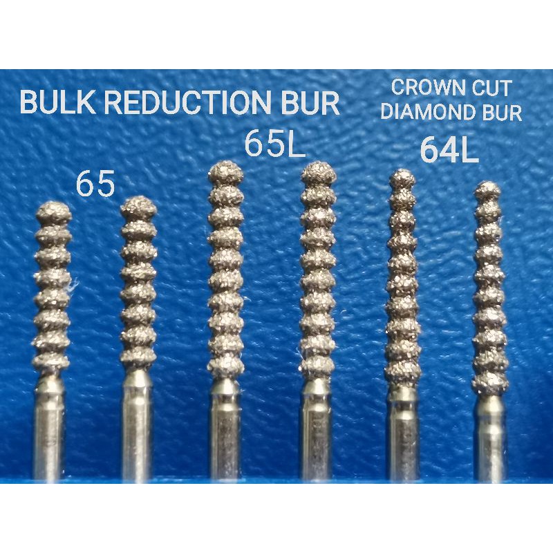 BULK REDUCTION BUR AND CROWN CUT DIAMOND BUR BY RECODENT Shopee Philippines