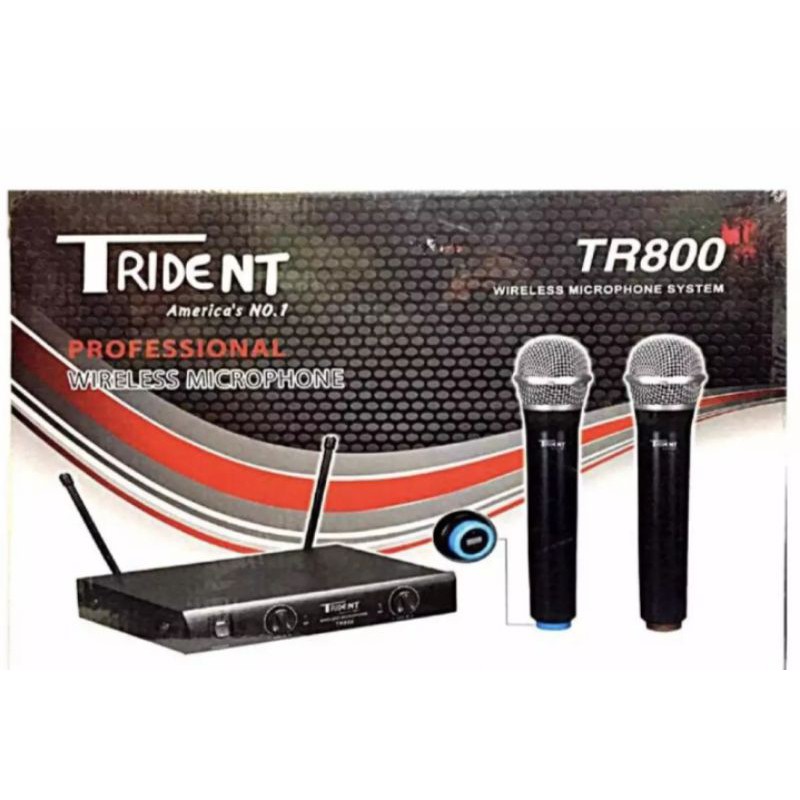 Trident TR800 WIRELESS MICROPHONE Shopee Philippines