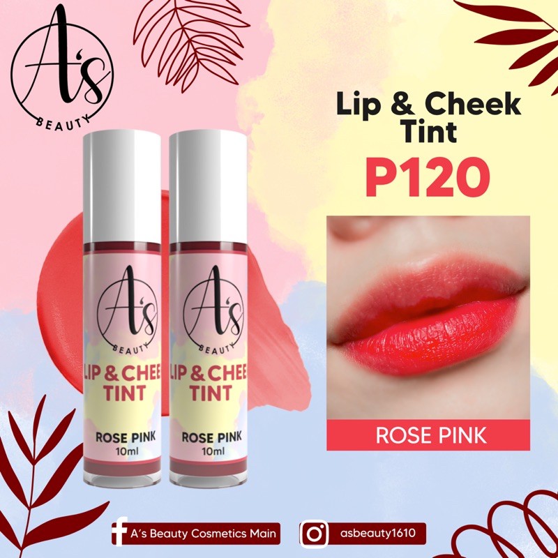 A's Beauty Lip & Cheek Tint Shopee Philippines