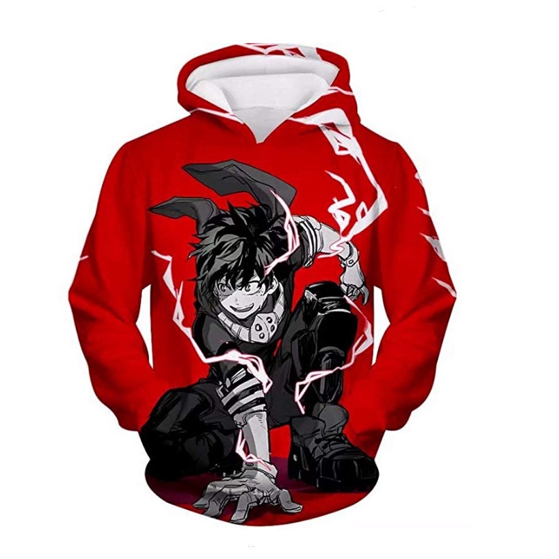 anime red hoodie