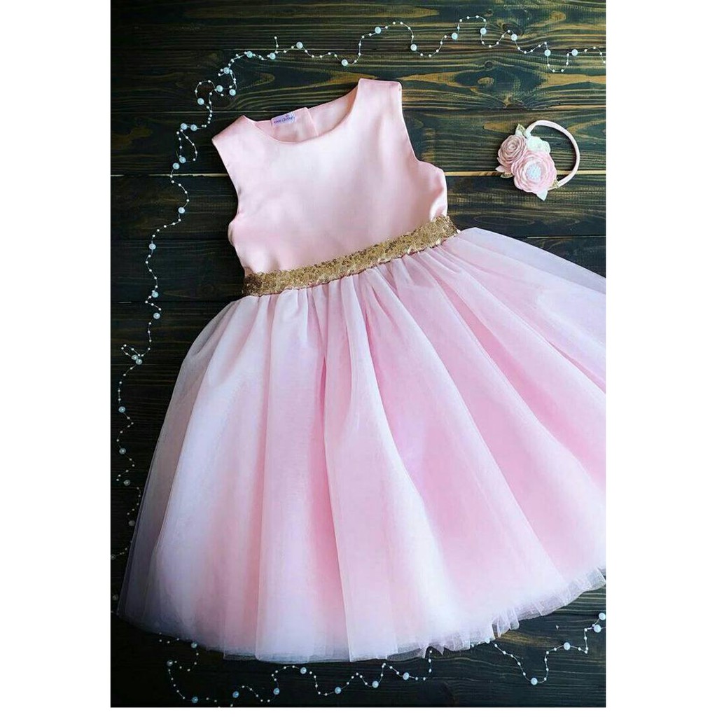 girls baby pink dress