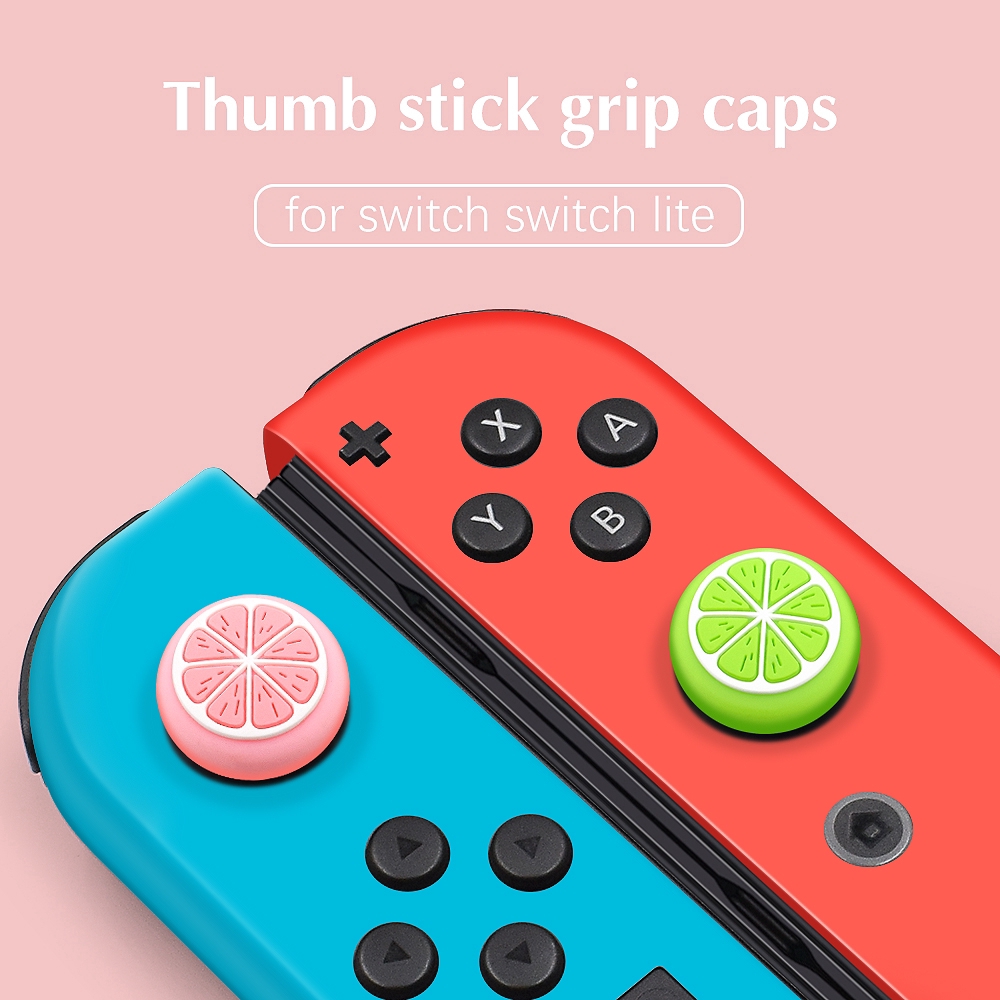 For Nintendo Switch / Lite Joy con thumb grip caps soft Controller ...