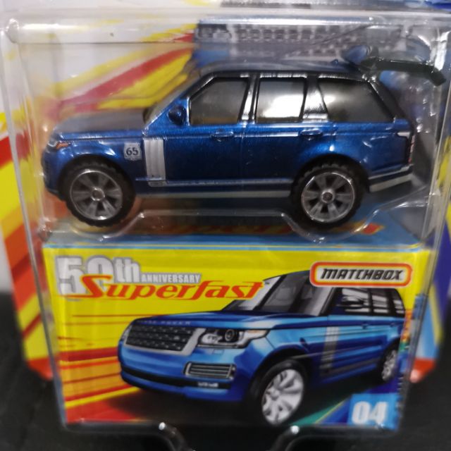 matchbox superfast range rover