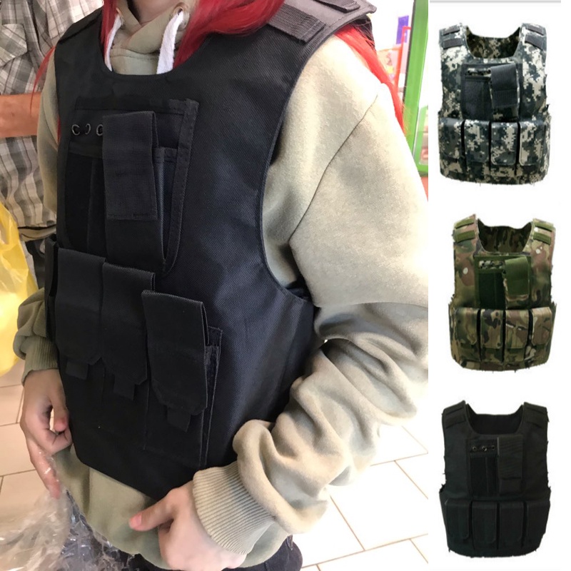 Military Uniform Toy Set for Kids Military Combat Boy Tactical Vest