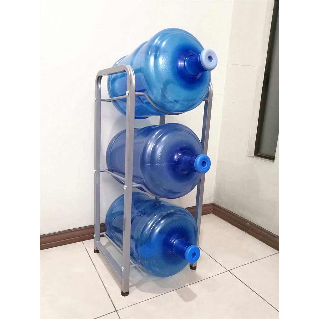 Water Gallon Stand Gallon Organizer 3 Layers / Water Gallon Rack Water Jug for Round Water