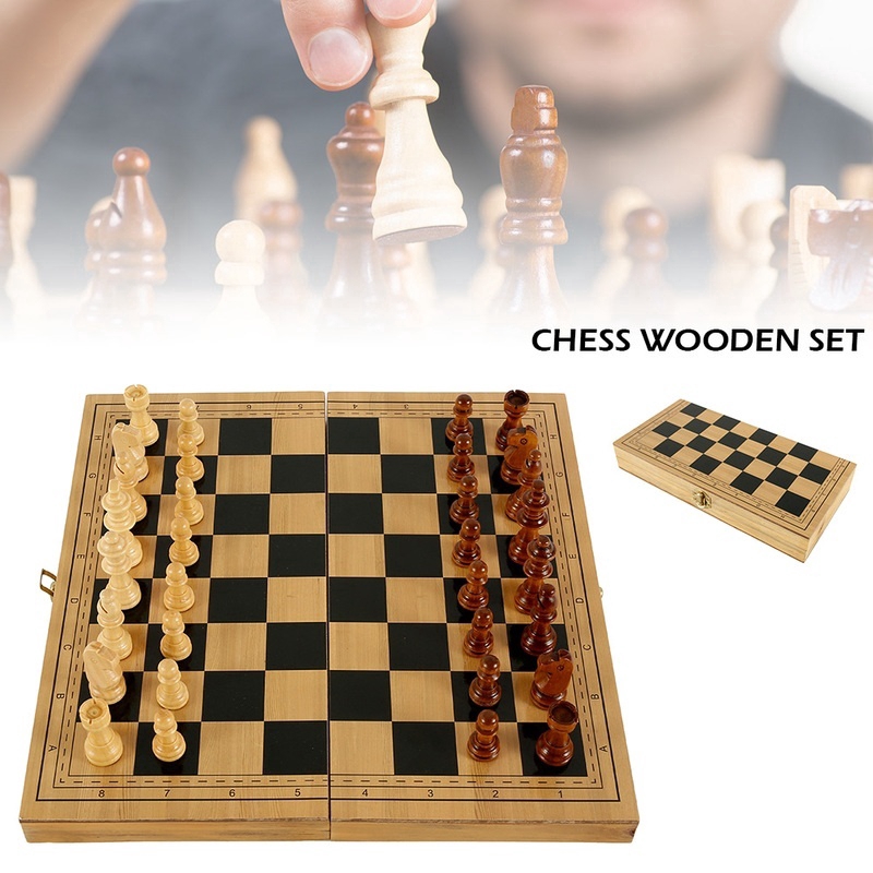 wooden chess