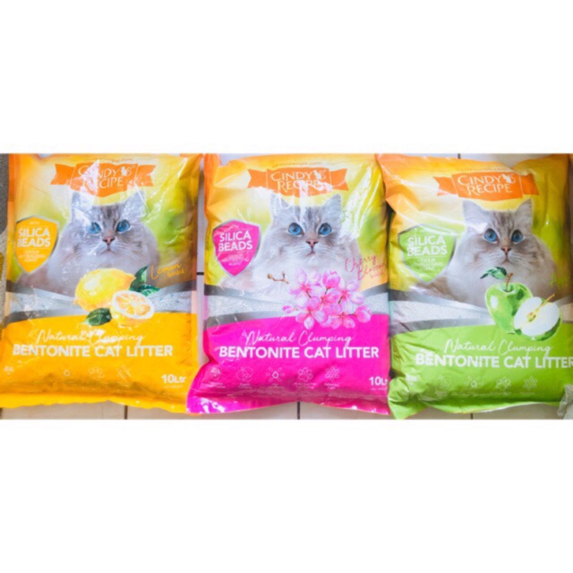 CAT SAND, CAT LITTER CINDY'S RECIPE 10L Shopee Philippines
