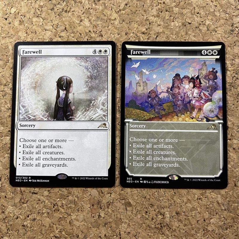 MTG FAREWELL (SORCERY) KAMIGAWA NEON DYNASTY (WHITE) MAGIC THE