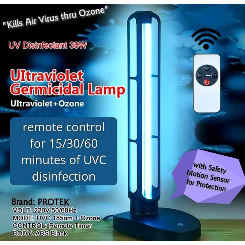 UVC Ultraviolet UV light lamp ultra Violet Disinfectant light with