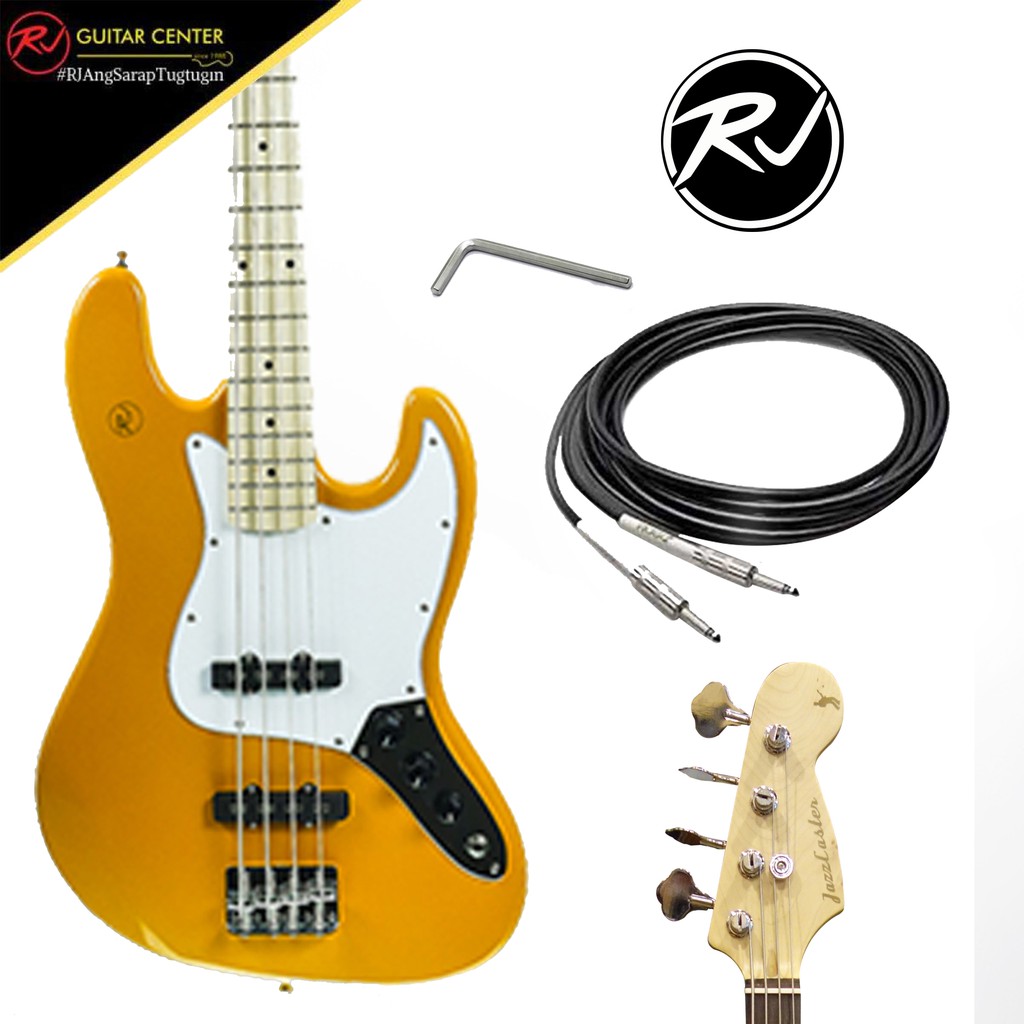 RJ Guitars Basic Electrics Jazzcaster Bass Yellow Shopee Philippines