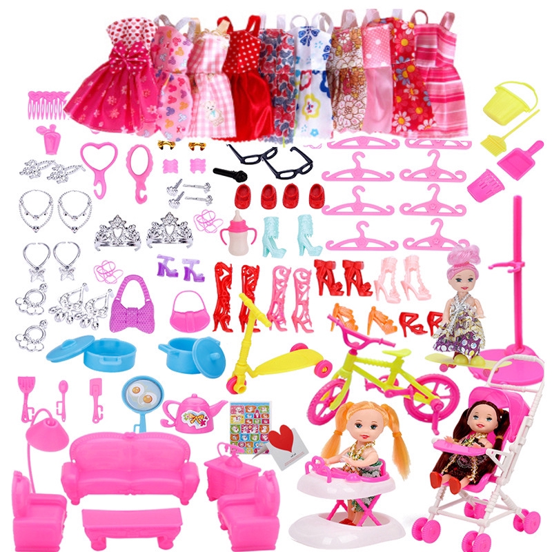 barbie doll set dress