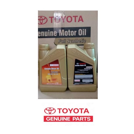 Toyota Genuine Motor Oil Fully Synthetic 5W-40 1liter | Shopee Philippines