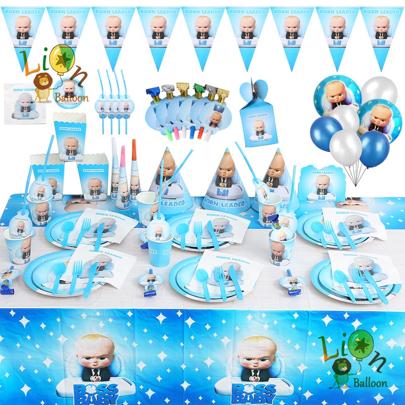 Boss Baby Theme Party Supplies Party Needs Balloons Birthday Decoration