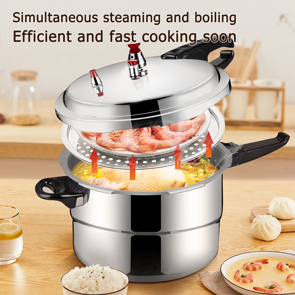 304 stainless steel household pressure cooker thickened explosion