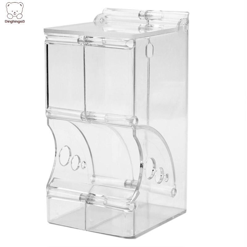 Rabbit Dispenser Plastic Clear Automatic Pet Feeder For Hamster