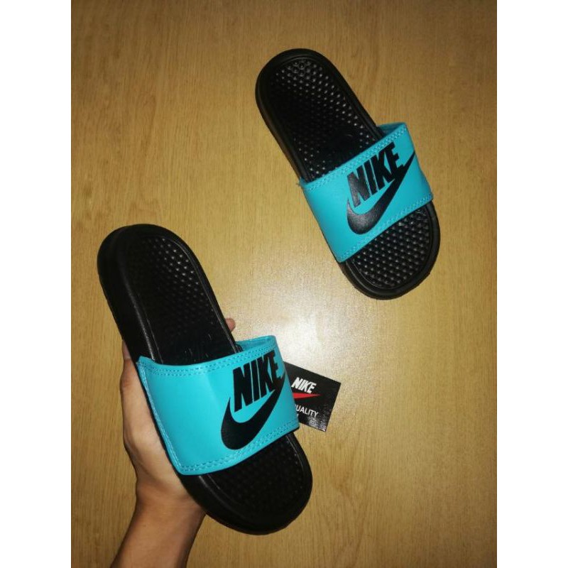 aqua nike slides