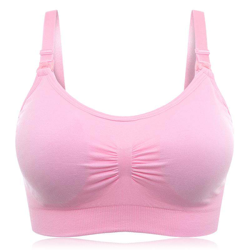 Breast Bump Wireless Front Buckle Maternity Nursing Bra For ...