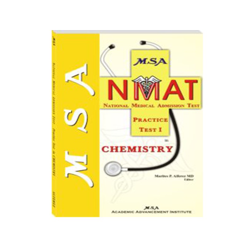 MSA NMAT Practice Test in Chemistry