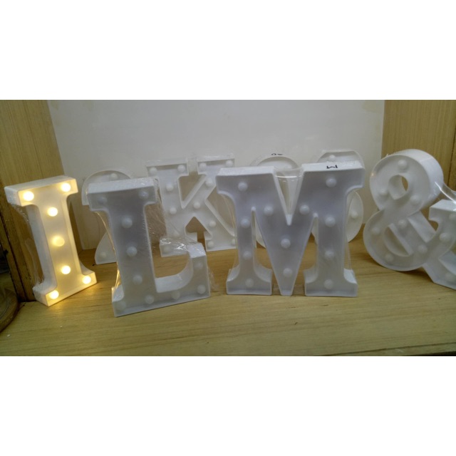 LED Letter standee 22cm | Shopee Philippines