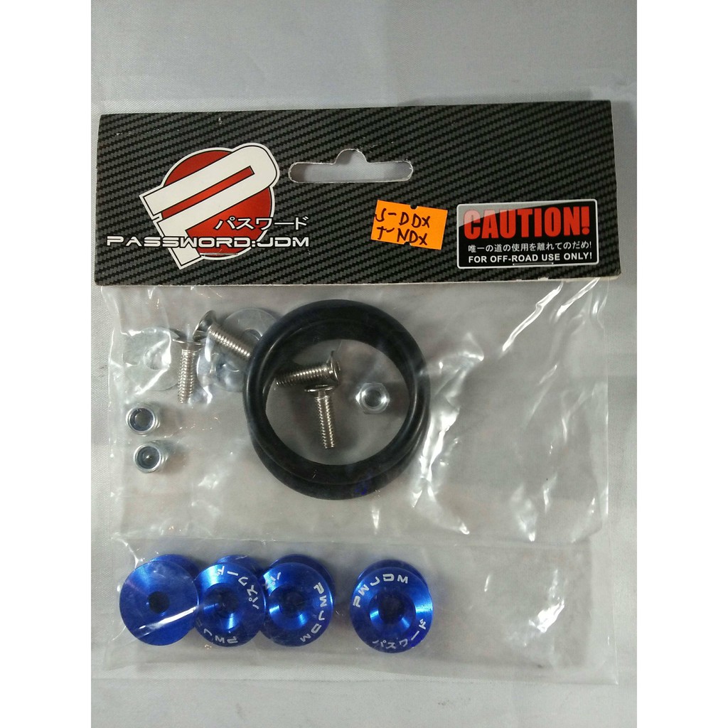 Auto Car License Plate Frame Bolts Screws Fasteners Blue Shopee