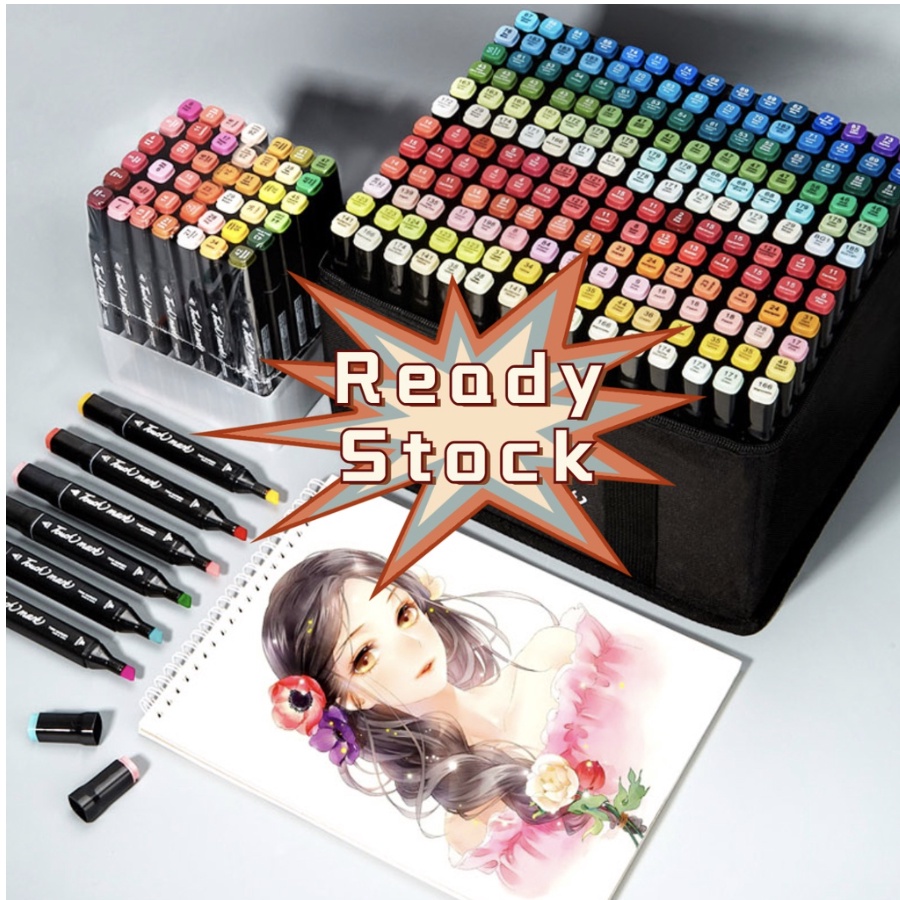 24/30/36/48/60 Colors Painting Markers Manga Sketching Markers Art