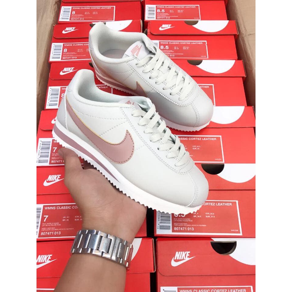 nike cortez biru