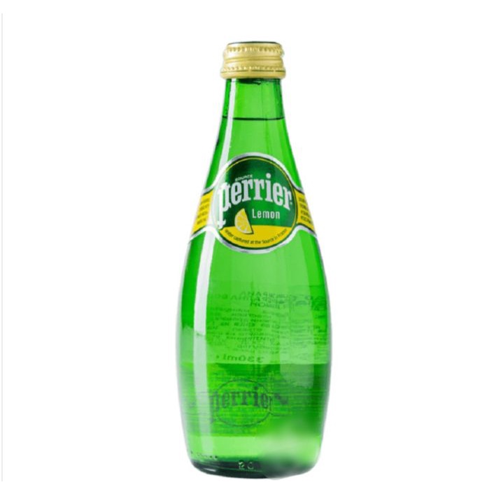 Perrier Sparkling Water Lemon 330mL Shopee Philippines