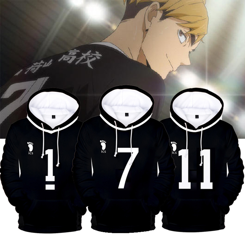 Haikyuu Inarizaki High Miya Atsumu Kita Shinsuke Cosplay Hoodie Adult Hooded Sweatshirt Pullover Shopee Philippines