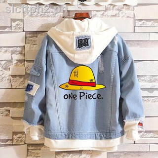 One Piece Jacket In The Spring And Autumn Outfit Male Luffy Fleece Anime Peripheral Clothes With Long Sleeves Suolongyi Justice Secondary Yuan Shopee Philippines