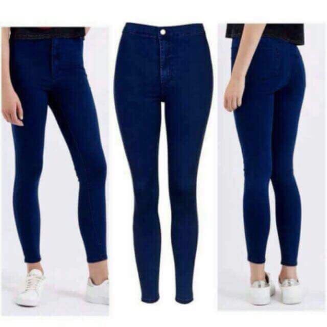 royal blue high waisted pants