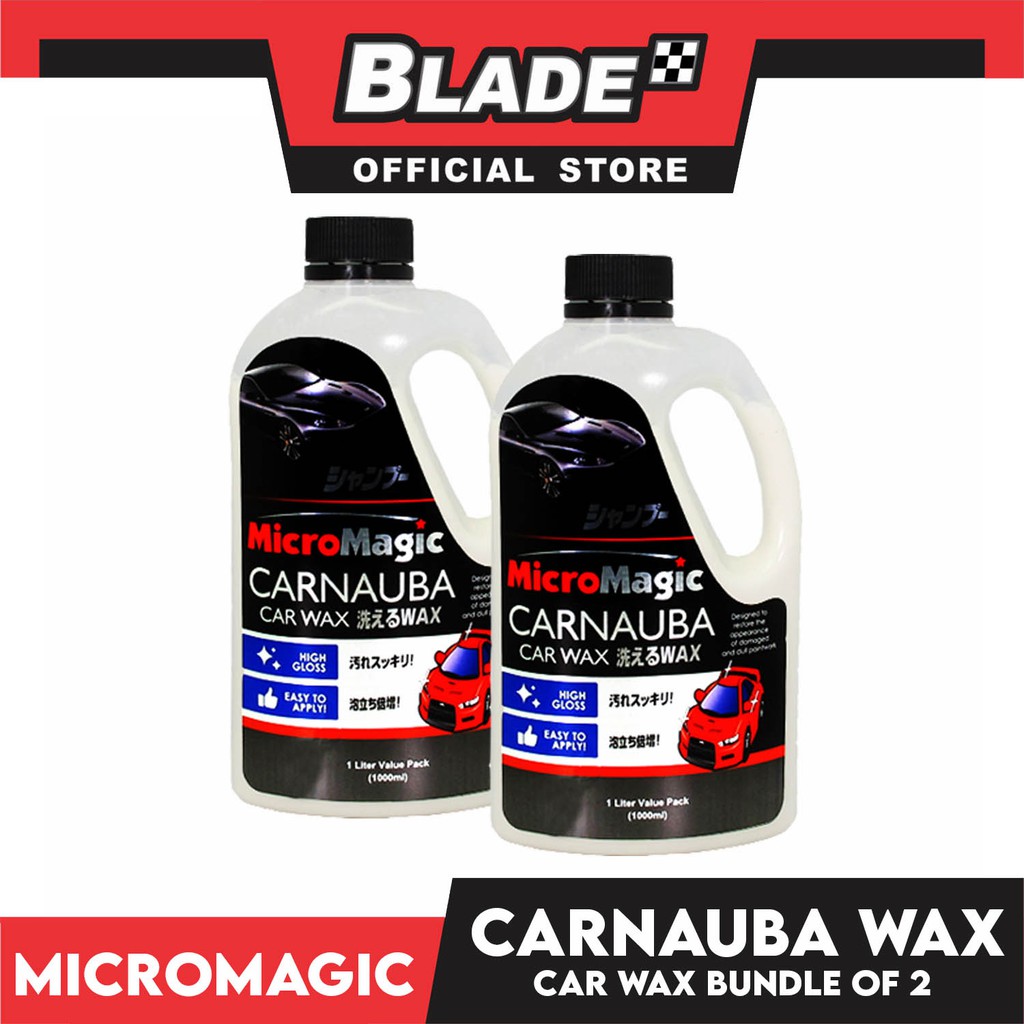 Micromagic Carnauba Car Wax 1 Liter (Bundle of 2) Shopee Philippines