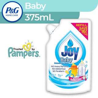 Joy Baby Dishwashing Liquid Concentrate Pouch 375mL Refill