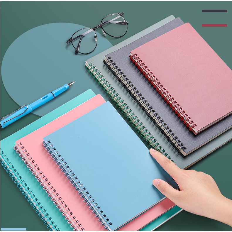 COD Morandi Retro Pp Coil Book B5 Thickened A4 Notebook Note A5 Grid