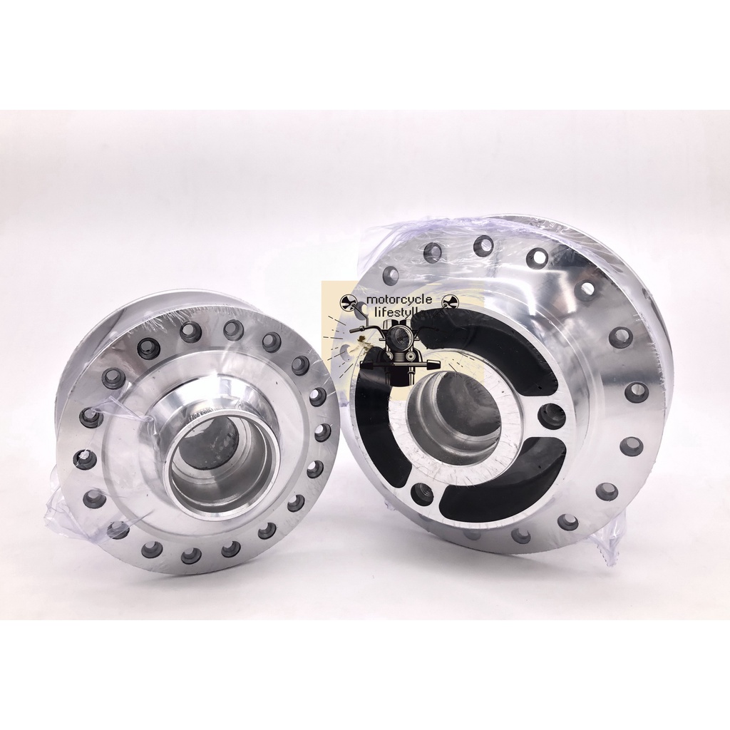 Motorcycle Hub Chrome XRM/WAVE and RAIDER 150 (Front&Rear) Shopee