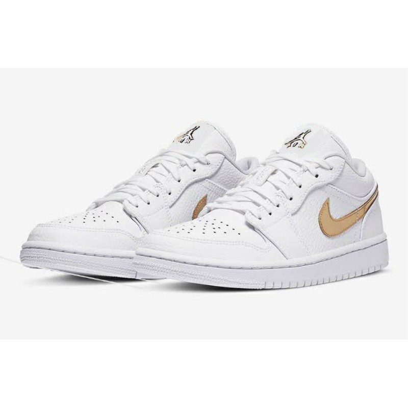 Air Jordan 1 Low White Gold Unisex High Quality Bodega Sale Shopee Philippines