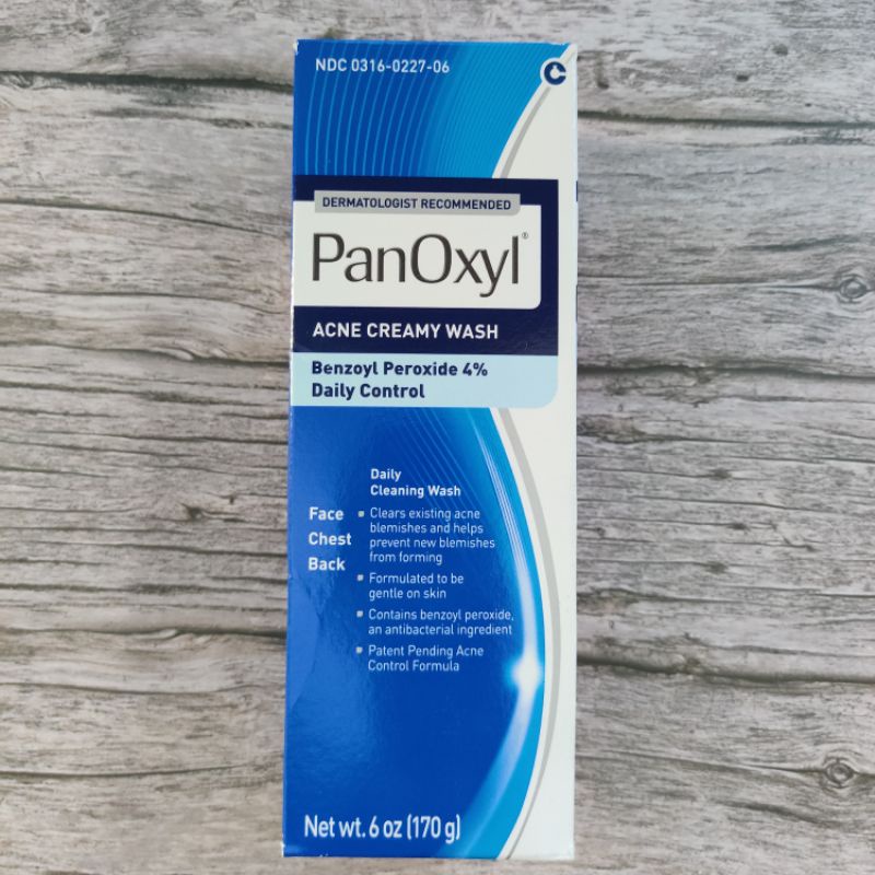 PanOxyl Antimicrobial Acne Foaming Wash 4 Benzoyl Peroxide 6 Ounce for