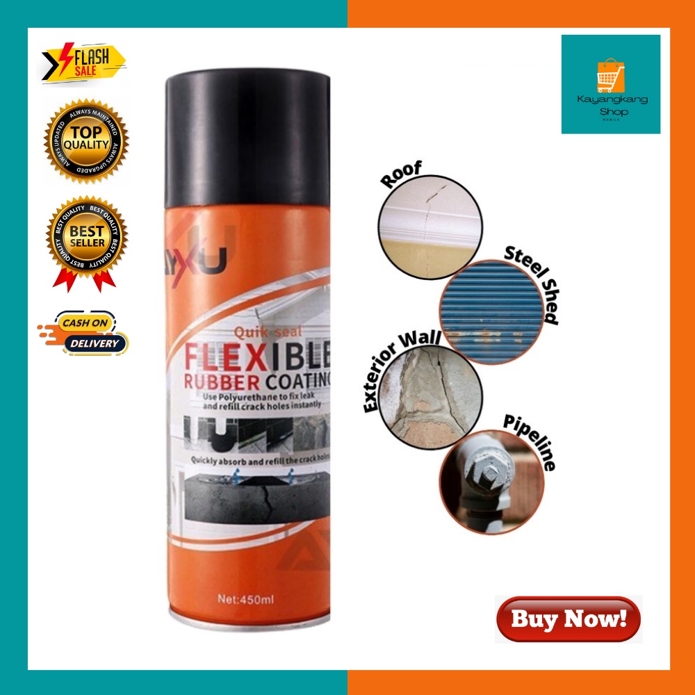 ORIGINAL AYXU Quick Seal Flexible Rubber Coating Waterproof Spray