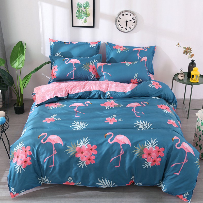 Fashion Flamingo Bedding Set Queen Size Most Popular Design