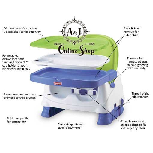 fisher price booster seat with toys