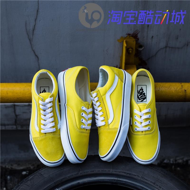 yellow vans low top