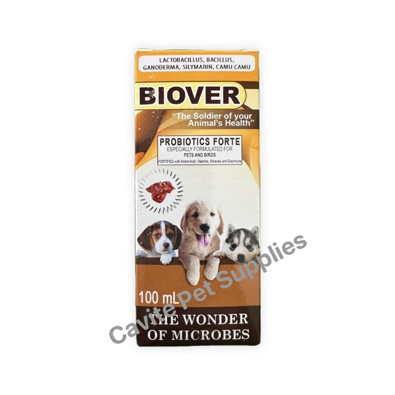 Biover Suspension 100ml Probiotics Anti Parvo Anti Distemper 100ml