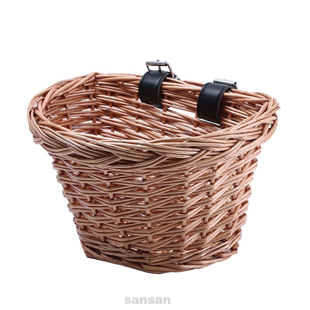 wicker bike basket