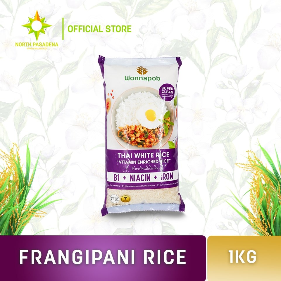Wonnapob Thai Frangipani Rice 1kg | Shopee Philippines