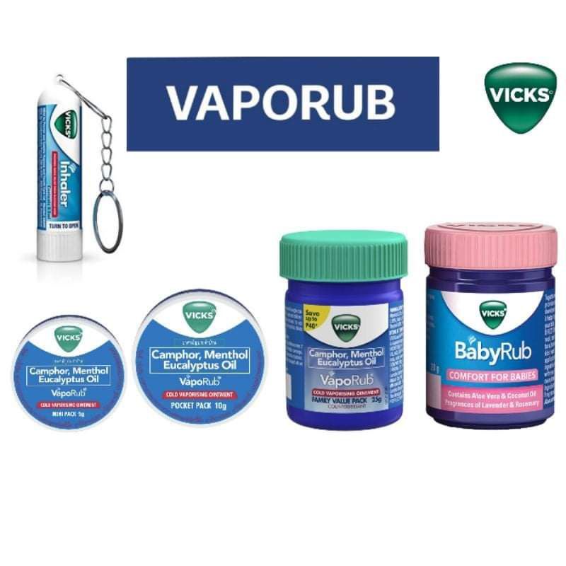 Vicks Vaporub,Inhaler,Baby Rub Shopee Philippines