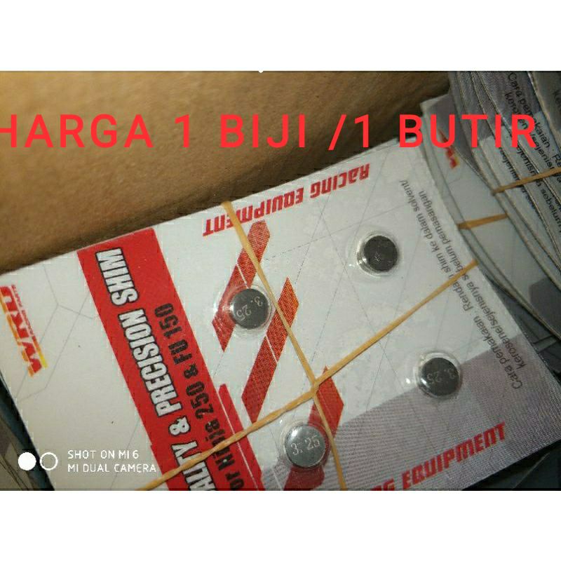 Shim 305 To 350 cbr sonic satria fu valve 250 cbr ninja valve tapet